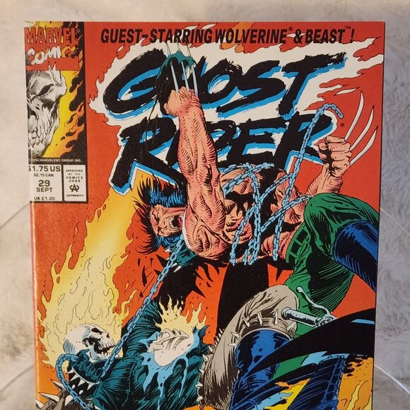 Ghost Rider #29 (1991) Marvel Comics, Andy Kubert & Joe Kubert - Picture 1 of 14